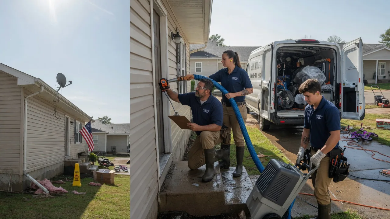 Ceiling Water Damage Restoration in Lyndon, KS near me